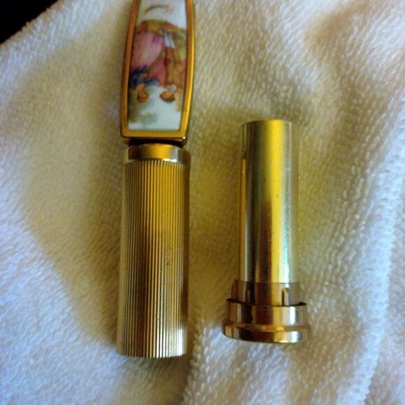 Carmont-Paris-modele depose, Limoges, refillable lipstick with mirror, unused - Picture 12 of 14